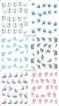 Nail Art One Stroke Sticker Set
