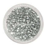 Einlegemotive - Mini Metall Plättchen - rund silber