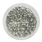 Einlegemotive - Mini Metall Plättchen - rund hell gold