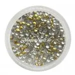 Einlegemotive - Mini Metall Plättchen - rund gold