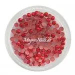 Metall Strasssteine - rot