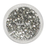 Einlegemotive - Metall Plättchen - rund silber