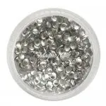 Einlegemotive - Metall Plättchen - rund silber