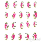 2D Nail Art One Stoke Sticker