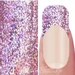 Nail Art Transfer Folie 0,45m - Nail Foil - Light Rose Glitter