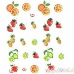 2D Nail Art One Stoke Sticker