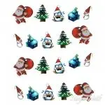 Weihnachten Water Transfer Sticker - Wassertattoos