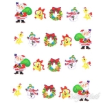 Weihnachten Water Transfer Sticker - Wassertattoos