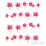 2D Nail Art One Stoke Sticker