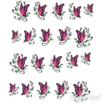 2D Nail Art One Stoke Sticker