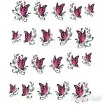 2D Nail Art One Stoke Sticker