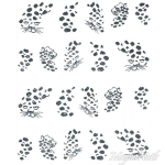 2D Water Transfer Sticker silber