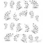 2D Water Transfer Sticker silber