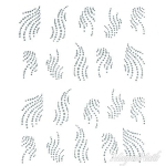 2D Water Transfer Sticker silber