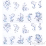 2D Nail Art One Stoke Sticker