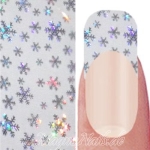 Nail Art Transfer Folie 1,5m - Nail Foil - Snowflakes