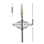 Profi Titan Fräser Bit - Fräser Aufsatz Kegel spitz