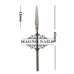 Profi Titan Fräser Bit - Fräser Aufsatz Kegel spitz