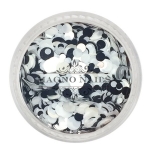Glitter Shapes - Einlegemotive - Confetti schwarz-weiss