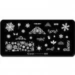 Nail Art Stamping Schablone Cooi 002