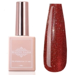 UV Gel - Disco Glam Gel - 5342 - Scarlet Flame