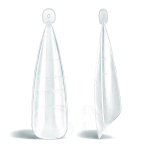 120 x Dual System -Stiletto Tips in einer Box