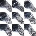 Nail Art Transfer Folien Set - Lace black