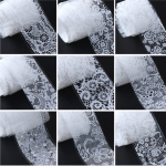 Nail Art Transfer Folien Set - Lace white