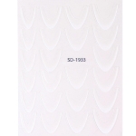 2D French Line - Ombré French Sticker weiß SD-1933