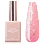 UV Gel - 6021 - Glitter Gel Lack - Bridal Pink