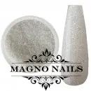 Nail Art Glitterpuder weiß multicolor