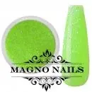 Nail Art Glitterpuder neongrün fein