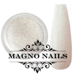 Nail Art Glitterpuder weiß irisierend ultrafein