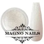 Nail Art Glitterpuder weiß irisierend ultrafein