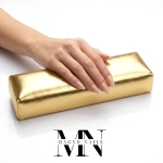 Handauflage Kunstleder gold