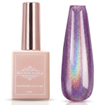 UV Gel - Holographic Cat Eye - 4503 - Unicorn Violet
