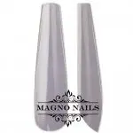 100 x Long Fullcover Ballerina Tips in einer Box klar