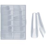 240 x Long Fullcover Tips - Ballerina klar in einer Box