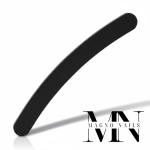 Feile schwarz gebogen 100 /180