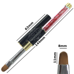 Designer Modellage Gel Pinsel rund Gr. 10