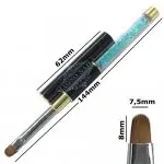 Designer Modellage Gel Pinsel rund Gr. 6