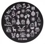 Nail Art Stamping Schablone - STZ-M09