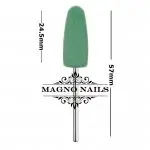 Silikon Polierer - Polier Bit - Grün - 240Grit