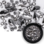 Mix - Nail Art - Strasssteine Set - black Nail Nagelstudio Nägel Nailart Nail art