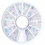 Strasssteine rund in einem Rondell - Aurora AB