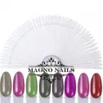 Tipfächer mit 50 Präsentations Stäbchen rund klar