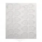 24 x Doppelseitige Tapes für Nail Tips