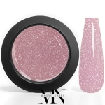 Diamond Flash Make Up Gel Rosy Glam, pink nude Disco Glitzer Gel, rosé Glitter Aufbaugel, reflektierendes Make Up Gel, selbstglättend