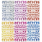 3D Nail Sticker - ZY-035 - Schmetterling Aufkleber  Seblstklebende Aufkleber Nagelsticker Nagelaufkleber