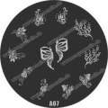 Nail Art Stamping Schablone A07